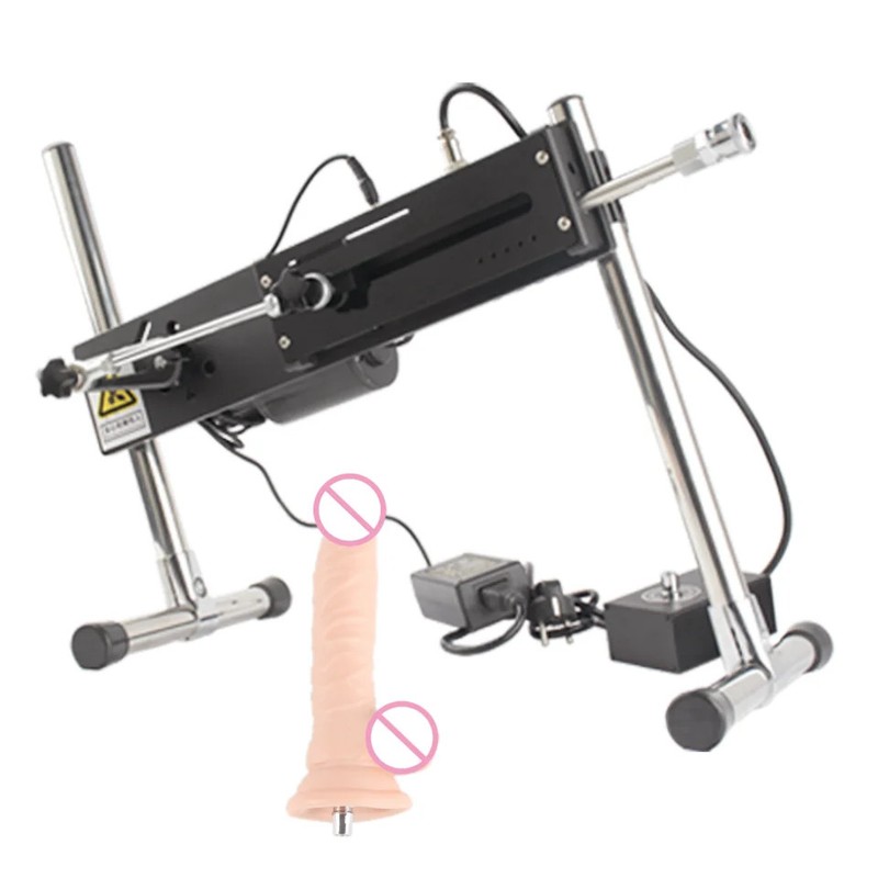 Quiet Powerful Sex Machine for Dual Control Pumping Gun Love machine with Dildo