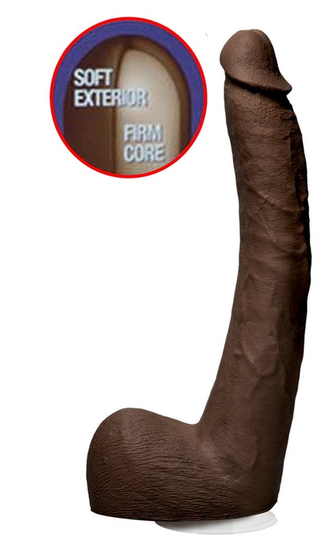 Doc Johnson Signature Cocks Isiah Maxwell 10&Prime; Cock Dildo Dong Black Suction Cup