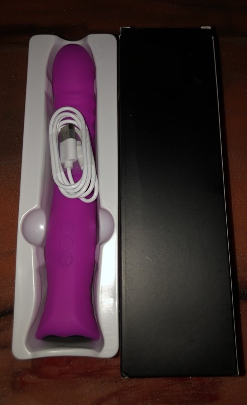 Give A Gift Of Pleasure. PINK PULSE Vibrator 8.5” with 10 frequencies gallery