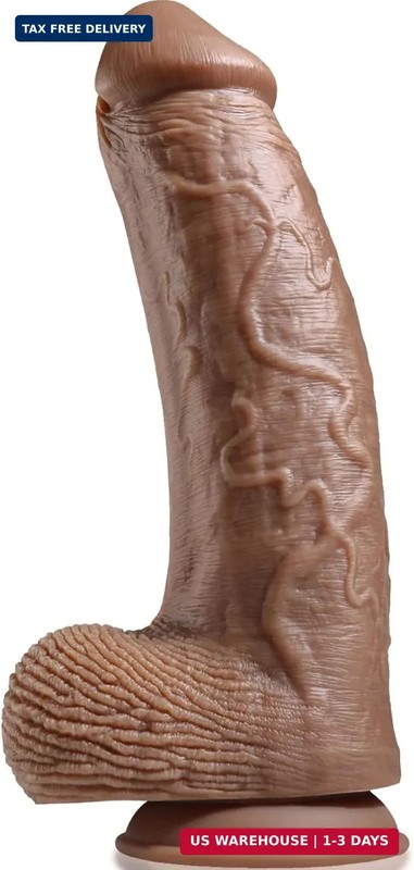 4&Prime; Diameter Extra Large Thick Dildo, 16 Inch Massive Huge Dildos with Realistic