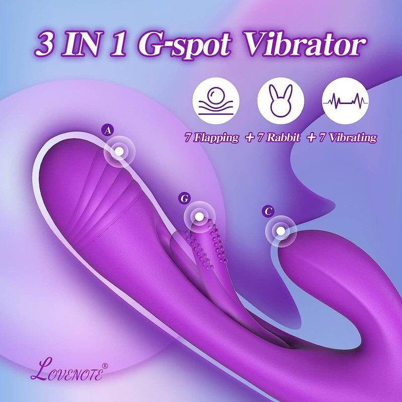 Tapping Patting Sucking Vibrator for Women Clit G-spot Stimulator Dildo Sex Toys gallery