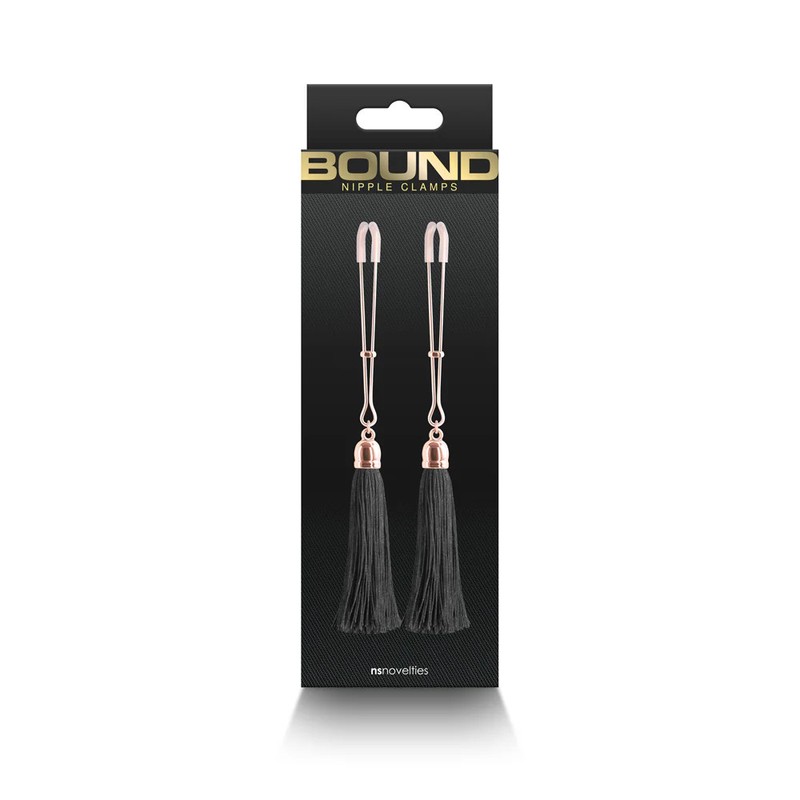 Bound Nipple Clamps T1 Black