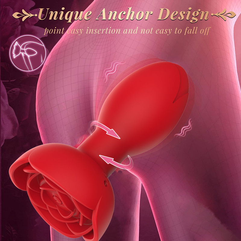 Rotating Anal Plug app Butt Plug G-spot Stimulator Massager Dildo Sex Toy Women gallery
