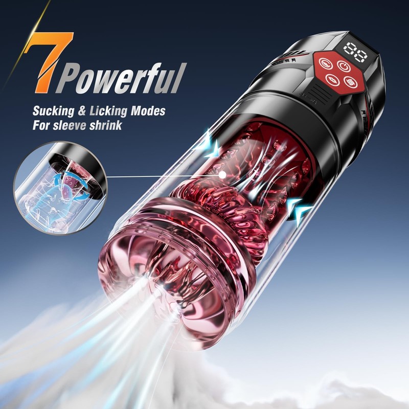 Mrgras Male Masturbator Penis Pump Male Sex Toys for Men with Upgrade 12 S V... gallery