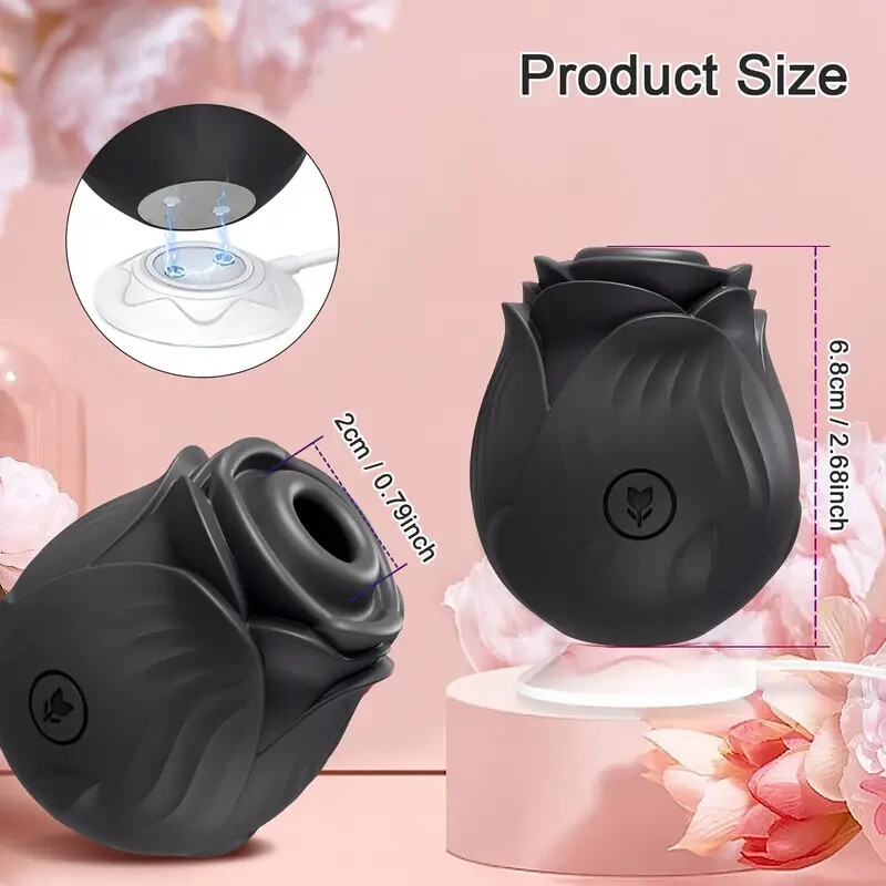 Clit Pump Sucking Vibrator G-Spot Dildo Waterproof Adult Sex Toy for Women gallery