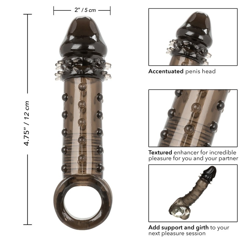 Male Penis Sleeve Ultimate Stud Extender Grey gallery