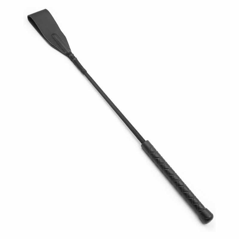 Faux Leather Braided Whip Riding Crop Flogger Queen Restraint Toy BDSM Cosplay gallery