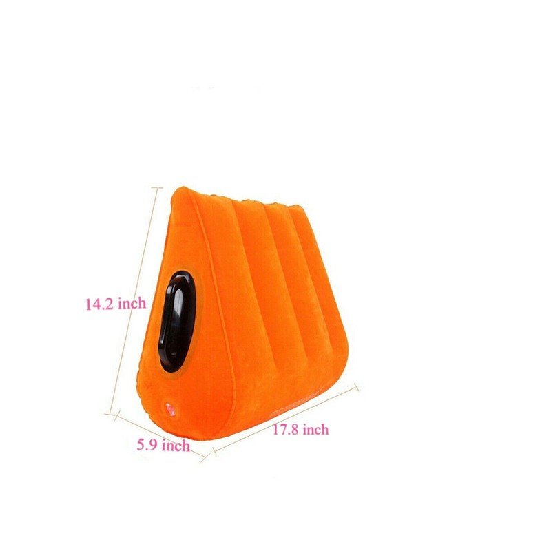 TOUGHAGE Inflatable Triangle Wedge Pillow Cushion Intimate Position Back Support gallery