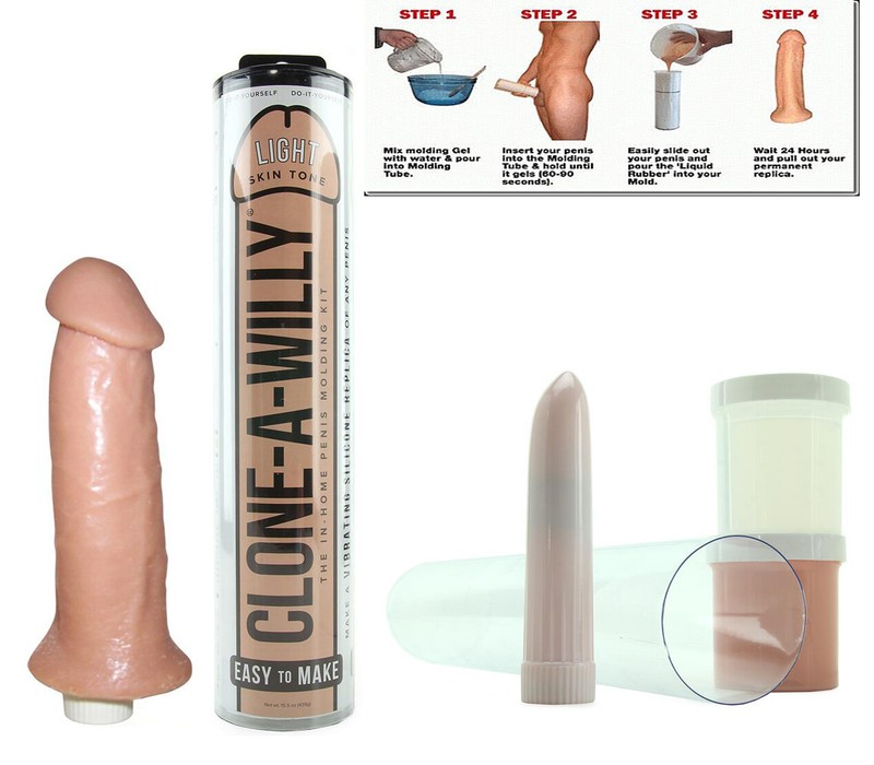 Clone-A-Willy Light Tone latex Penis Molding Kit Silicone Molding Penis Kits