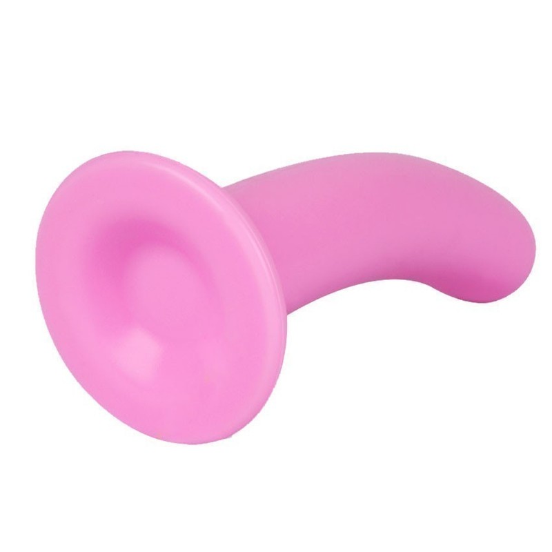 Big-Suction-Cup-Pink-Silicone-Soft-Anal-Sex-Smooth-Cozy-Dildo-Plug-For-Woman gallery