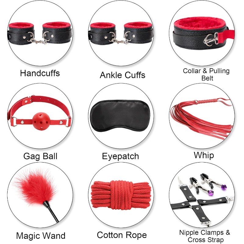 BDSM Toys for Sex Bondage 30 PCS Restraints Sex Toy Kit Couples Sex Toys gallery