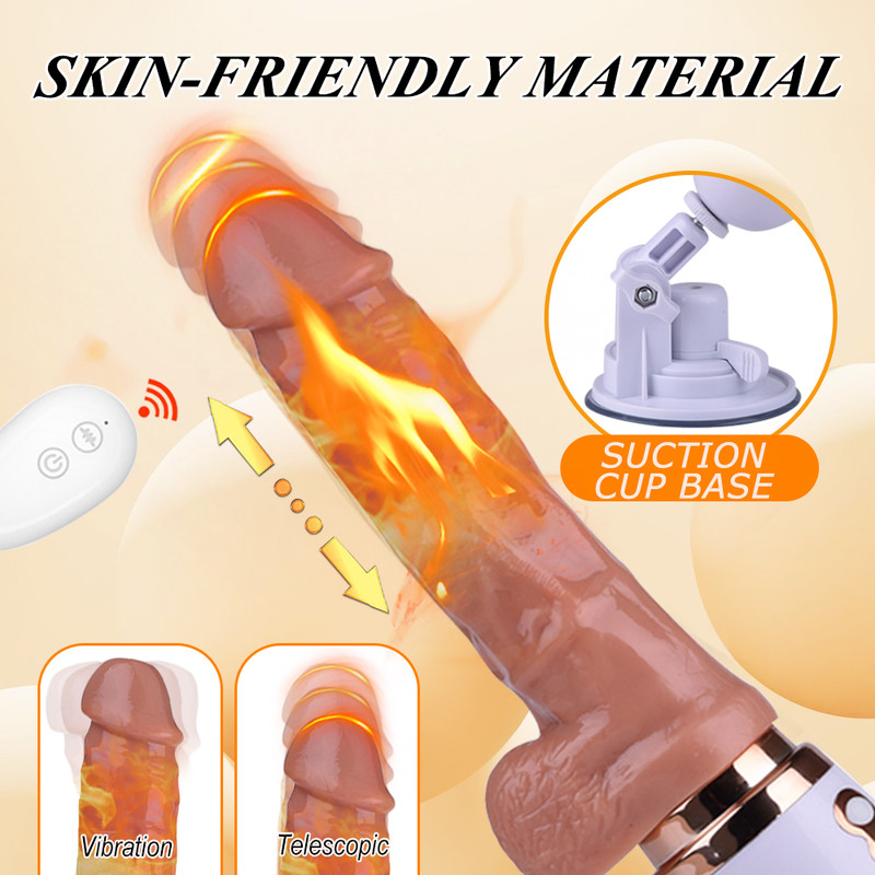 Automatic 7 Thrusting Dildo Sex Machine for Women Hands-Free Sex Toys Heating gallery