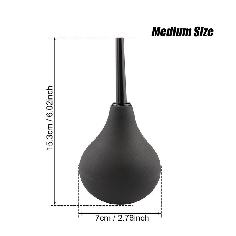 Anal Vaginal Bulb Douche Enema Rectal Colonic Irrigation Syringe Cleaner Tool