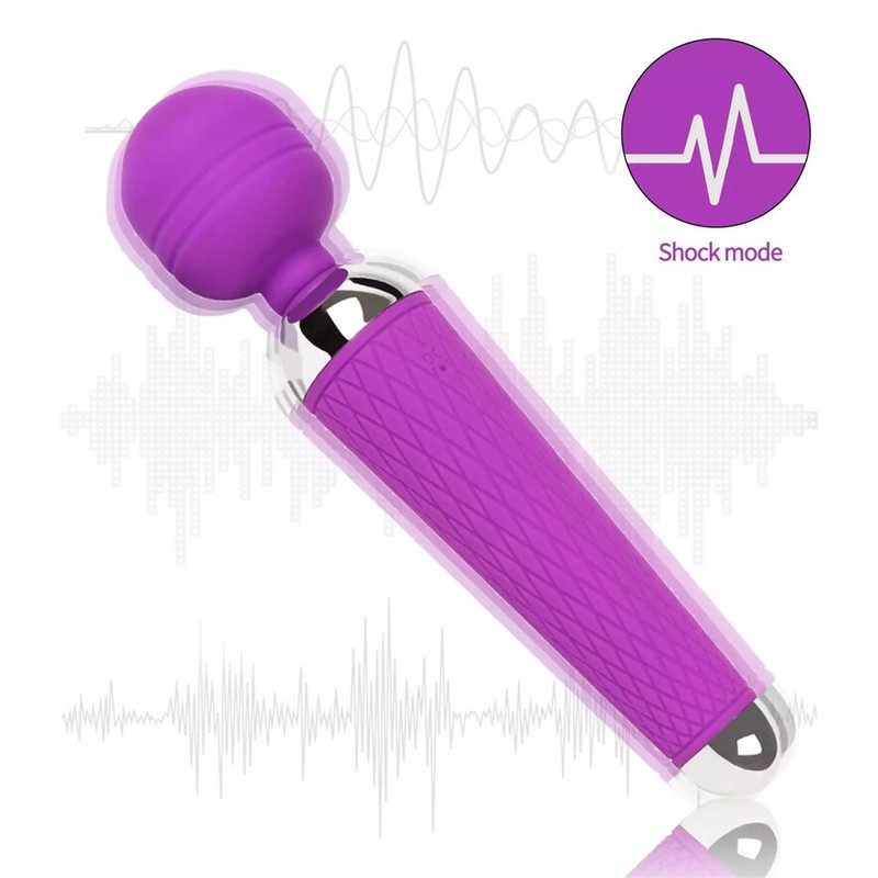 Rechargeable G-spot Clit Powerful AV Vibrator Dildo Massager Sex Toy Women Adult gallery