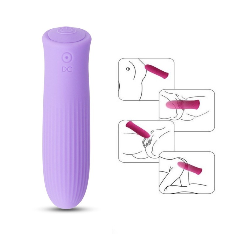 Wireless Rechargeable Mini Vibrating Bullet Vibrator Foreplay Sex Toy for Couple gallery
