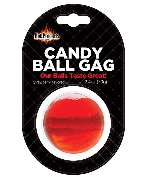 Candy Ball Gag – Strawberry