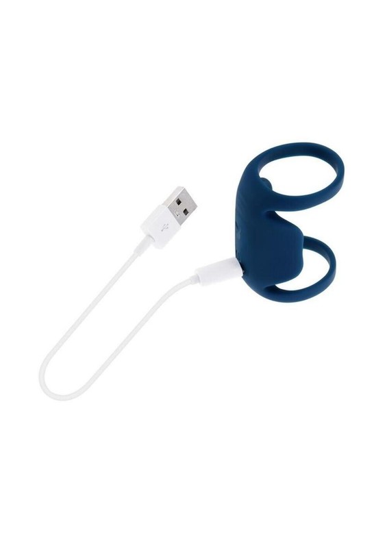Playboy Jet Pack Rechargeable Silicone Double Ring Penis Vibrator gallery