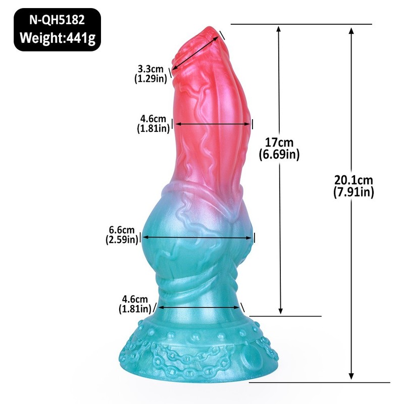 Fantasy Huge Knot Dildo Sex ToyThick Realistic Texture Dong G-spot Anal Plug Men