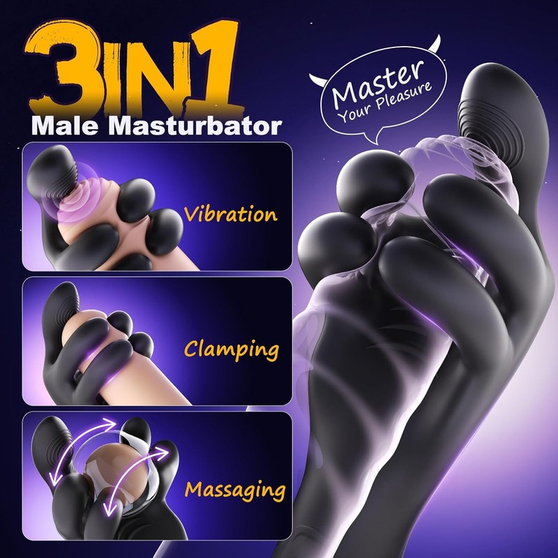 Male Sex Toys for Men Masturbators - Tentacle Penis Vibrator Stroker gallery