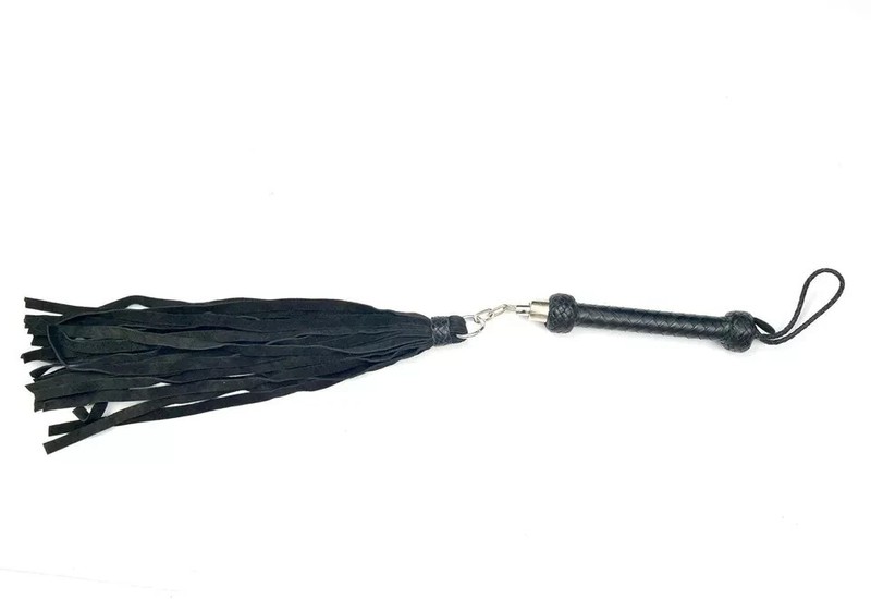BDSM Genuine Cowhide Thick Leather Flogger 25 Tails Heavy & Thuddy gallery