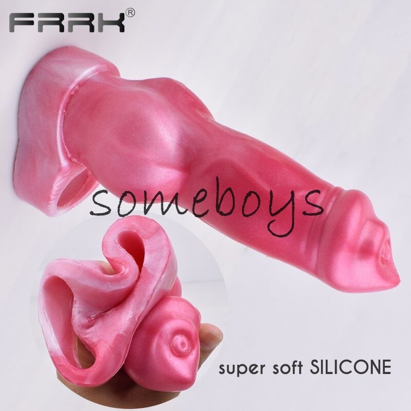 Penis Sleeve Sheath Extender Enlargement Adult Silicone Sex Toys for Men New gallery