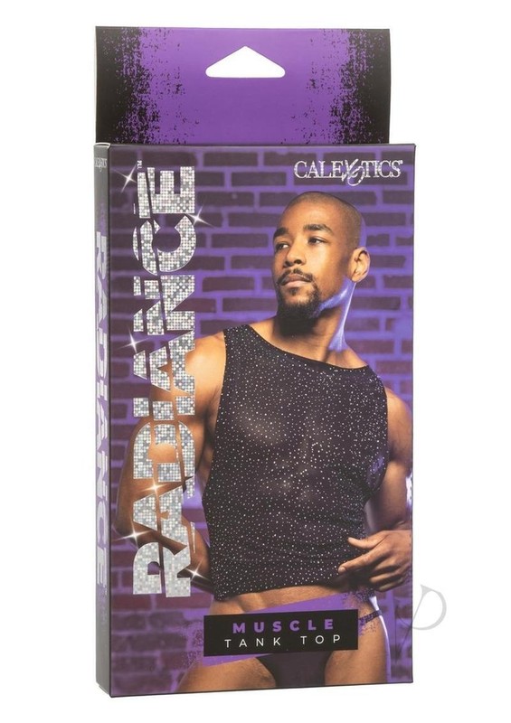 Radiance Muscle Tank Top – Black