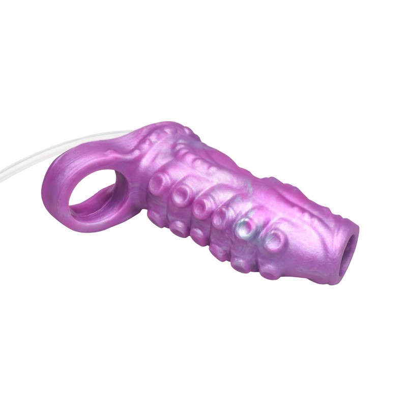 Creature Cocks Tentacle Squirting Penis Enhancer Sleeve – C-Ring, Pump Tube gallery