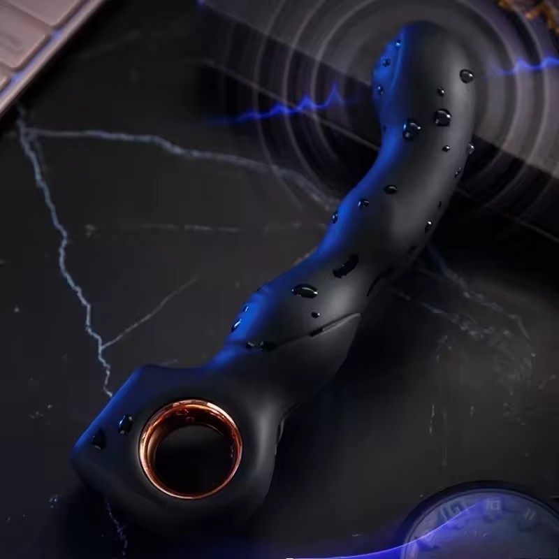 Beginner Prostate Massager Vibrator Hollow Ring Anal Vibrator Butt Plug Sex Toys gallery