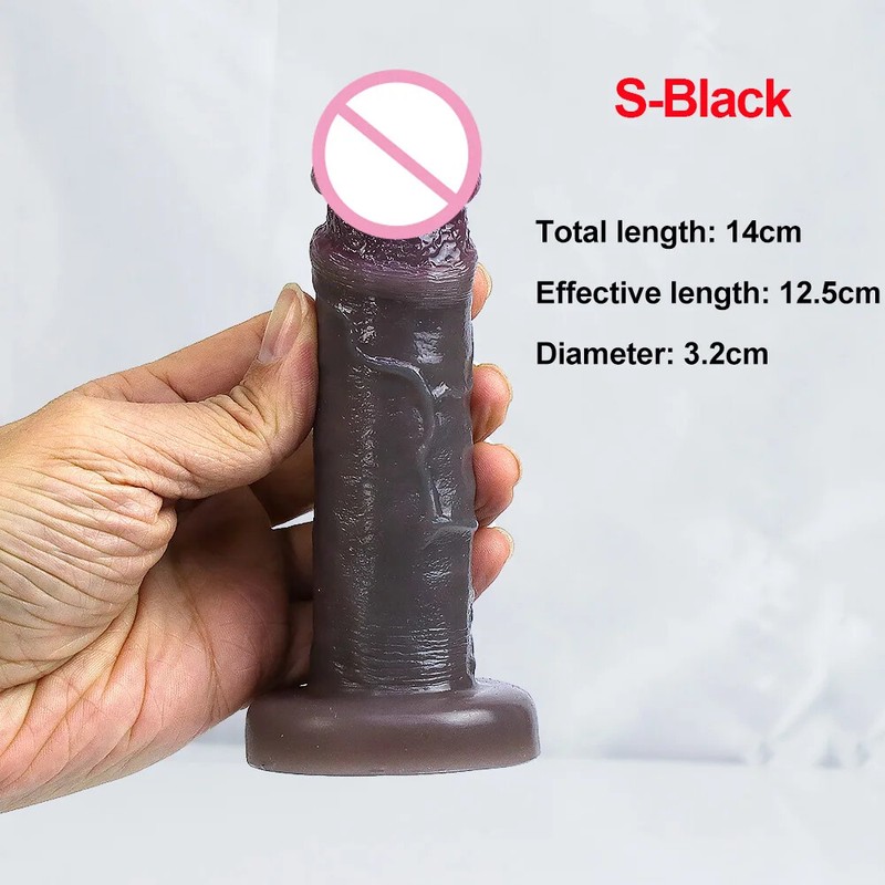 S/L/XL/XXL Large Realistic Dildo Flexible Huge Penis with Suction Cup Adult