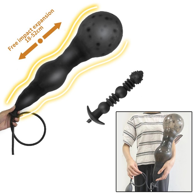 Huge Inflatable Plug Large Butt Plug Dilator Balls Dildo Vaginal Anus Expansion gallery
