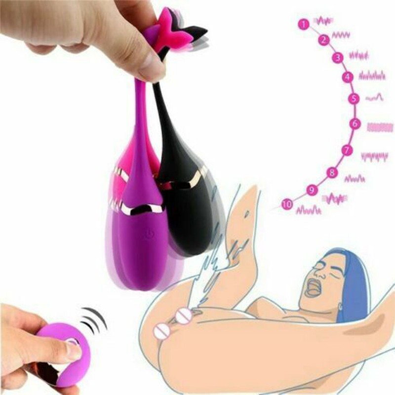 Remote-Control-Vibrating-Egg-Bullet-Vibrator-Ball-G-spot-Massager Sex-Toys Women