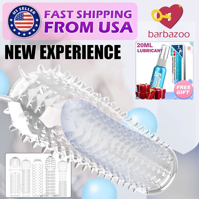 10Pcs/Set Penis Extender Sleeve Enhancer Enlarger Girth Cock Sheath Men Sex Toy