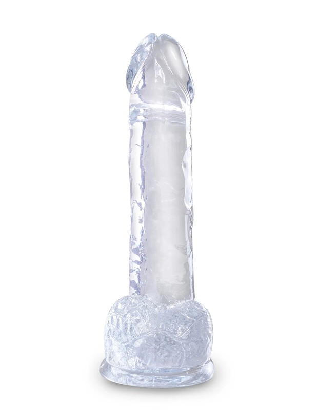 King Cock Clear Dildo 7 inches with Balls and Suction Cup Base gallery
