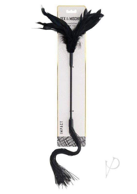 Sex and Mischief Shadow Feather Tickler – Black