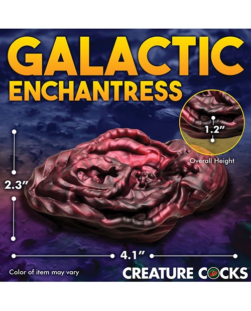 Creature Cocks Xeno Vulva Silicone Grinder, Red & Black gallery