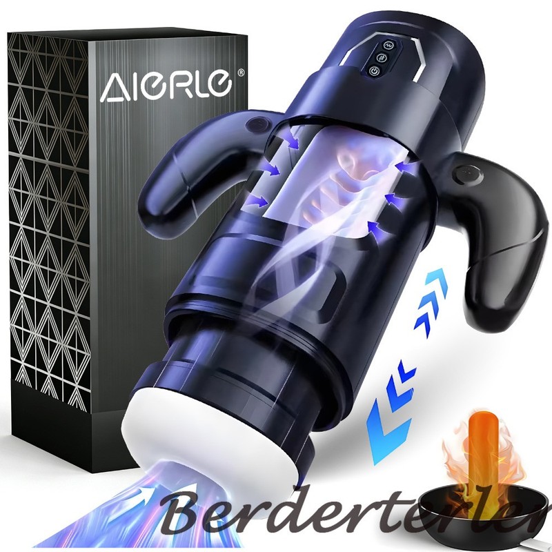 Male Masturbator Cup With 6 Thrusting & 3 Sucking And 9 Vibration Modes for Men