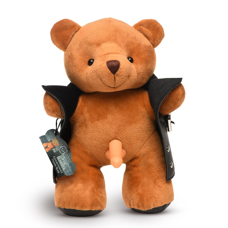 Master Series The Flasher Exhibitionist Teddy Bear, Great Gag Gift. Vegan