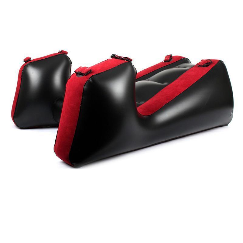 Open Leg Inflatable Sofa Bed Bondage Straps BDSM Sex Furniture Deeper Position
