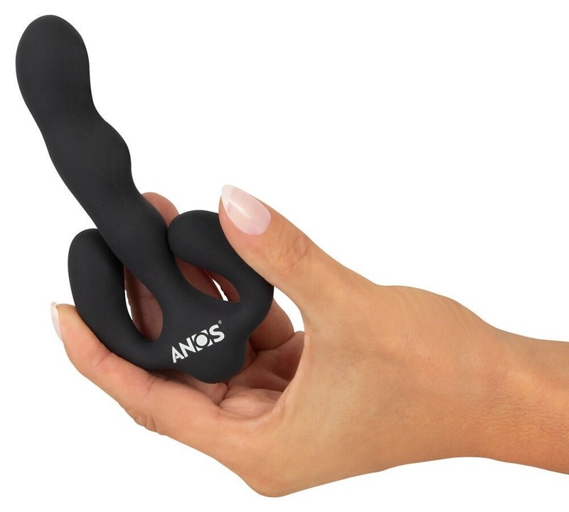 Vibrating Flexible Prostate Plug 3 Motors Silicone Waterproof Rechargeable gallery