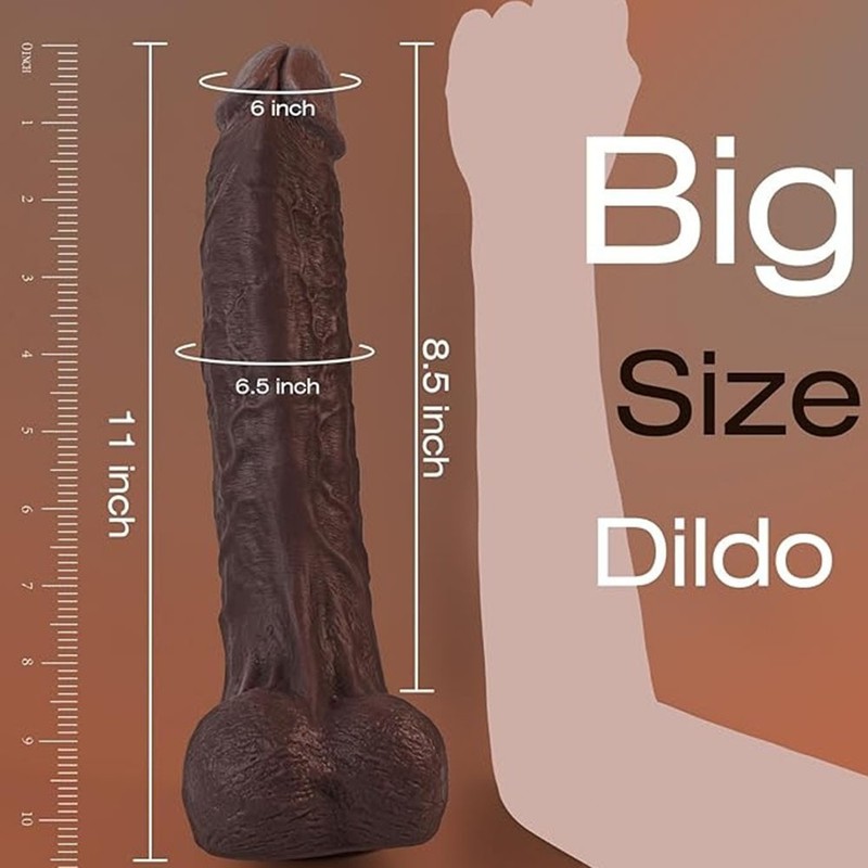 Huge Thick Dildo Realistic Penis Suction Cup Anal G-spot Big Sex Toy for Women