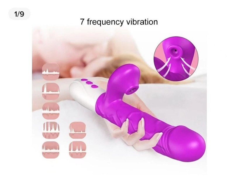（2PCS) Multispeed Vibrator G Spot Dildo Rabbit Female Adult Sex Toy gallery