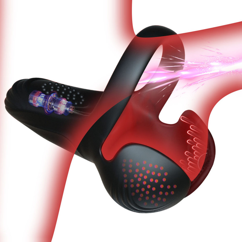 10 Modes Vibrator Penis Remote Control Cock Ring Prostate Massager Sex Toy BDSM gallery