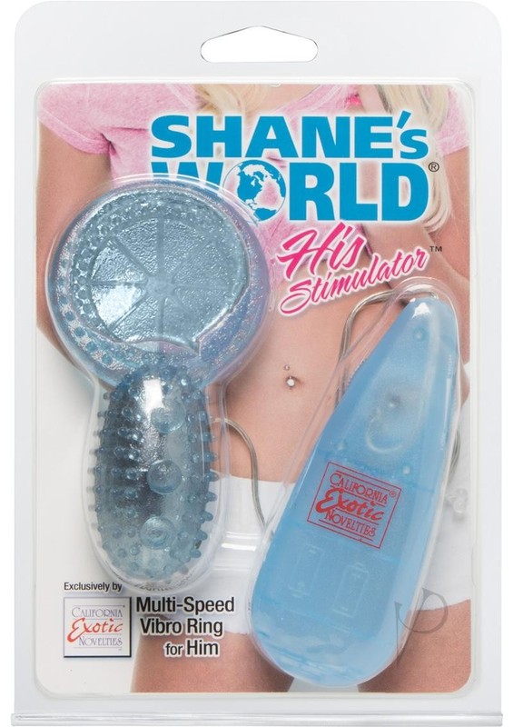 Shane`s World His Stimulator Vibrating Cock Ring with Wired Remote Control –