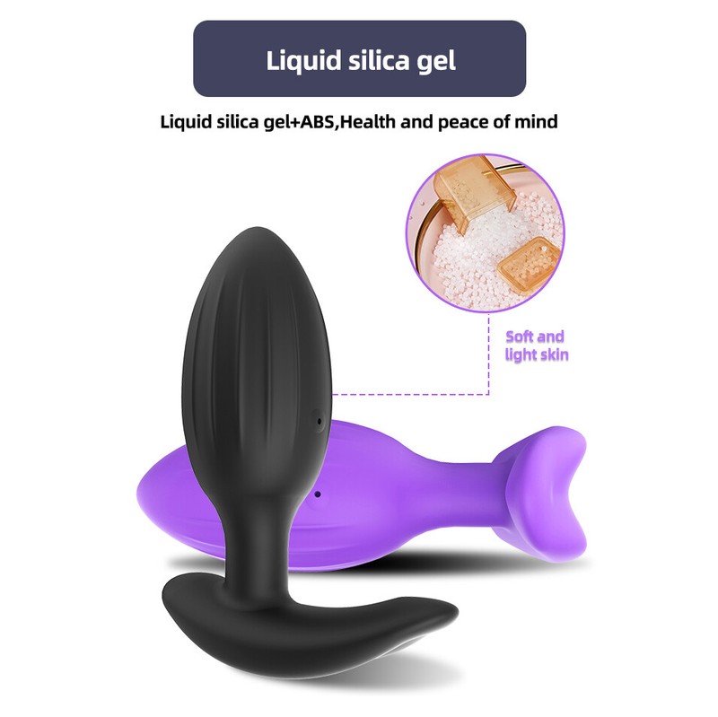 Vibrator Anal ButtPlug Tail Male Prostate Massager Dildo Sex Toys for Men Women gallery