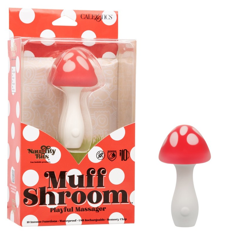 Cal Exotics Naughty Bits Muff Shroom Playful Massager Vibe – Clitoral Vibrator