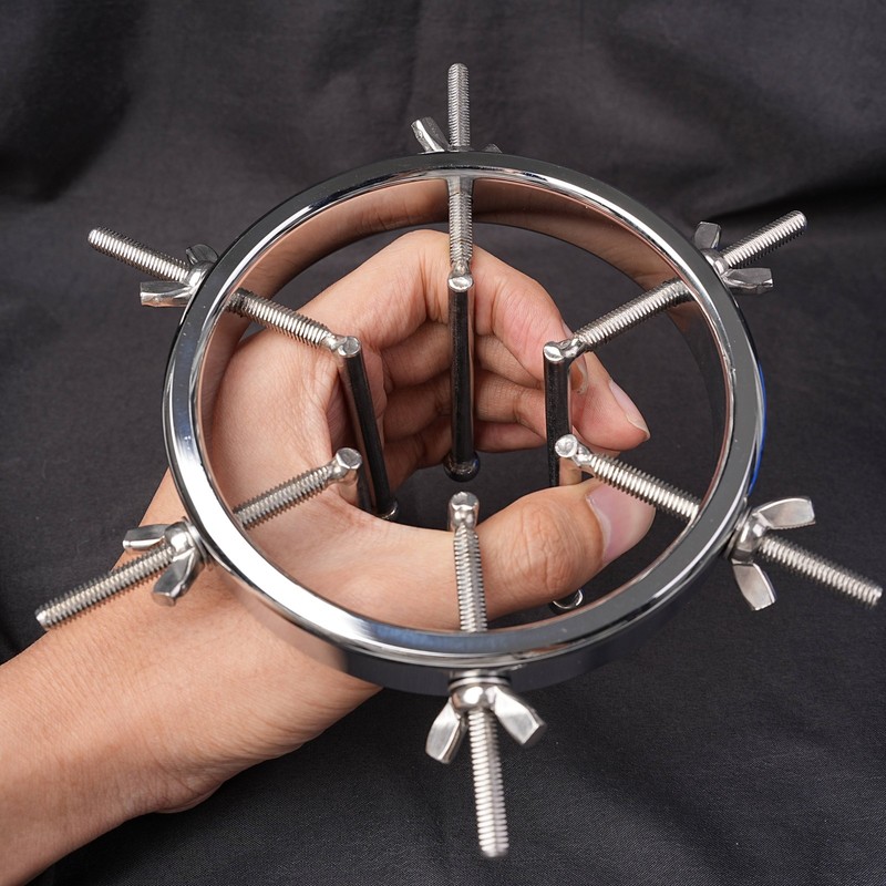 Metal Anal Vagina Butt Plug Dilator Dildo Adjustable Speculum Opener Sex Toys US