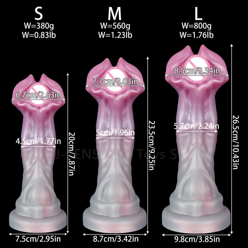 Alien Dildo Penis Flower Head Dick Soft Anal Plug Sex Toy Women Masturbation gallery