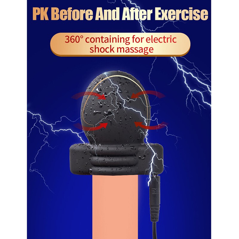 Electro Penis Head Stimulation Male Masturbator Glans Vibrator For Men Sex Toy gallery