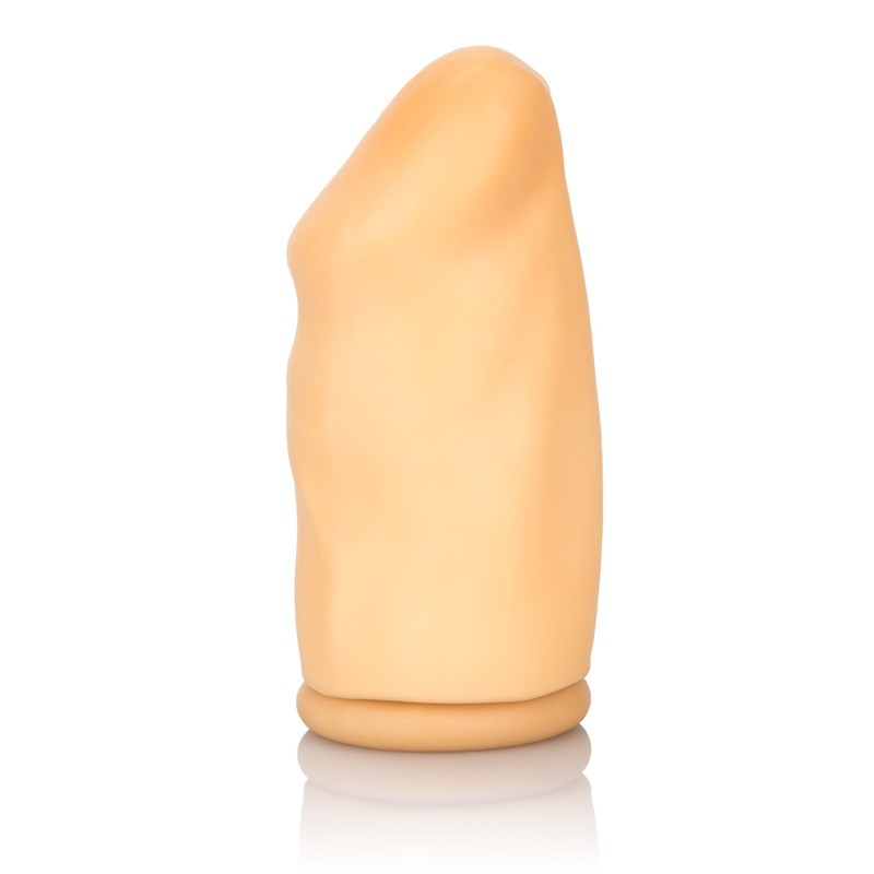 Cal Exotics 3&Prime; Latex Extension Beige – Male Penis Extension Extender Sleeve