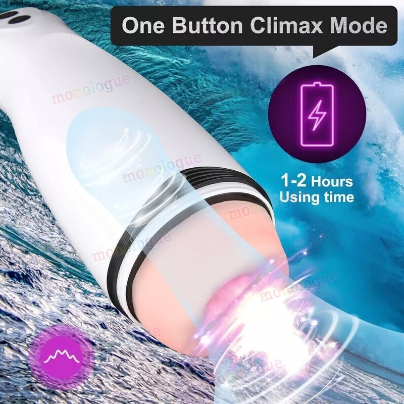 Automatic Male Masturbator Cup Handsfree Stroker Pocket Pussy Sex Toys for-Men gallery